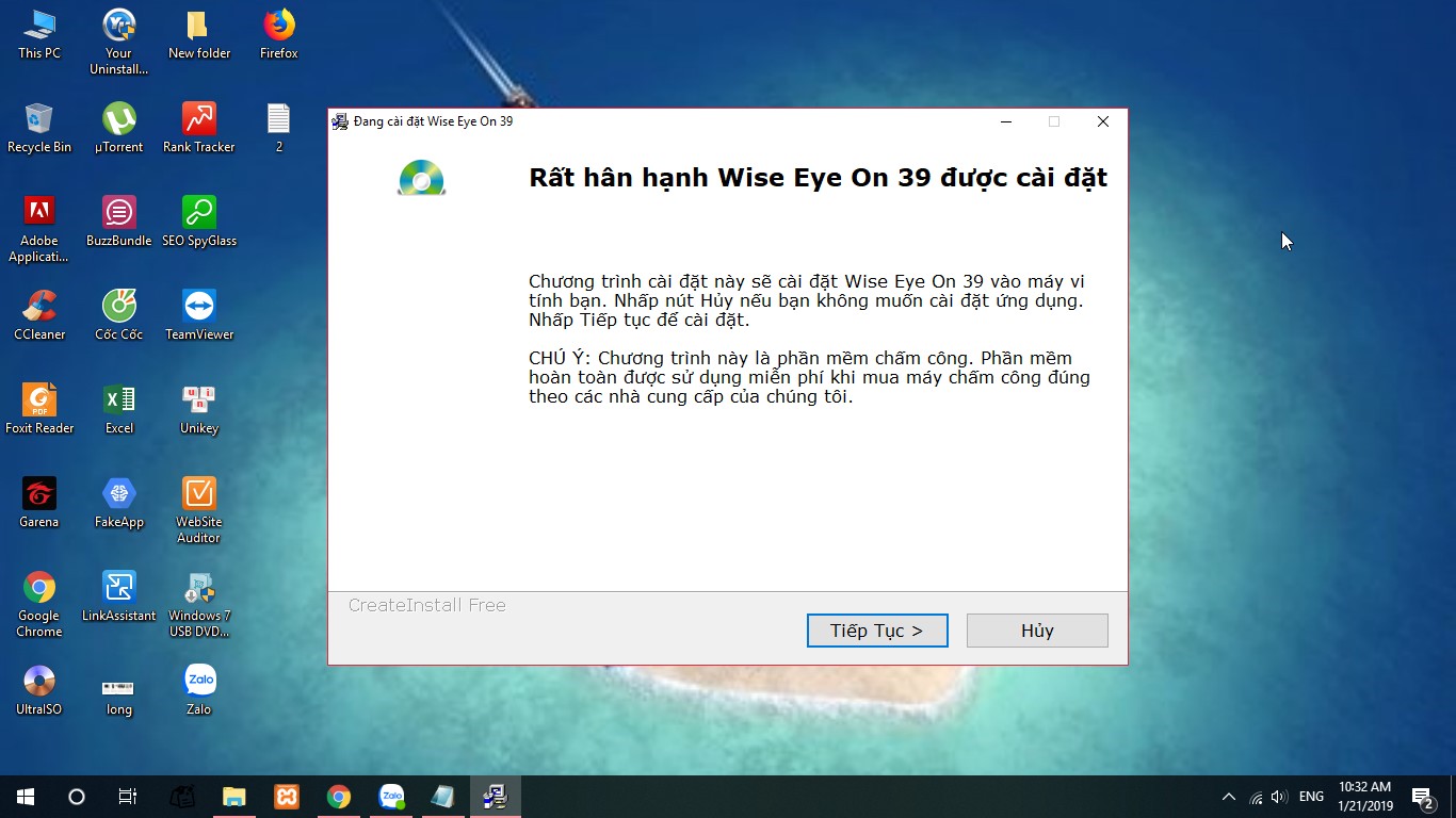 phần mềm chấm công wise eye on 39